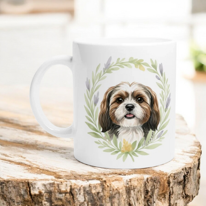 Mug "Dog with Leaf Crown"
