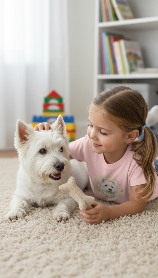 T-shirt enfant "Dog with Leaf Crown"