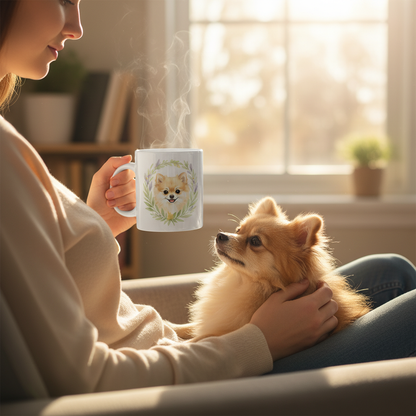 Mug "Dog with Leaf Crown"