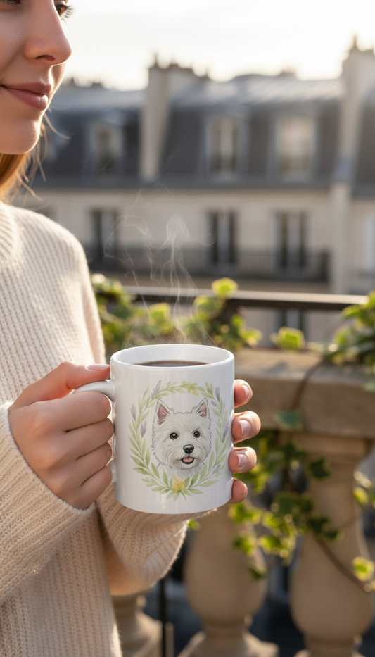 Mug "Dog with Leaf Crown"
